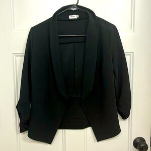 Size small black casual blazer from Amazon